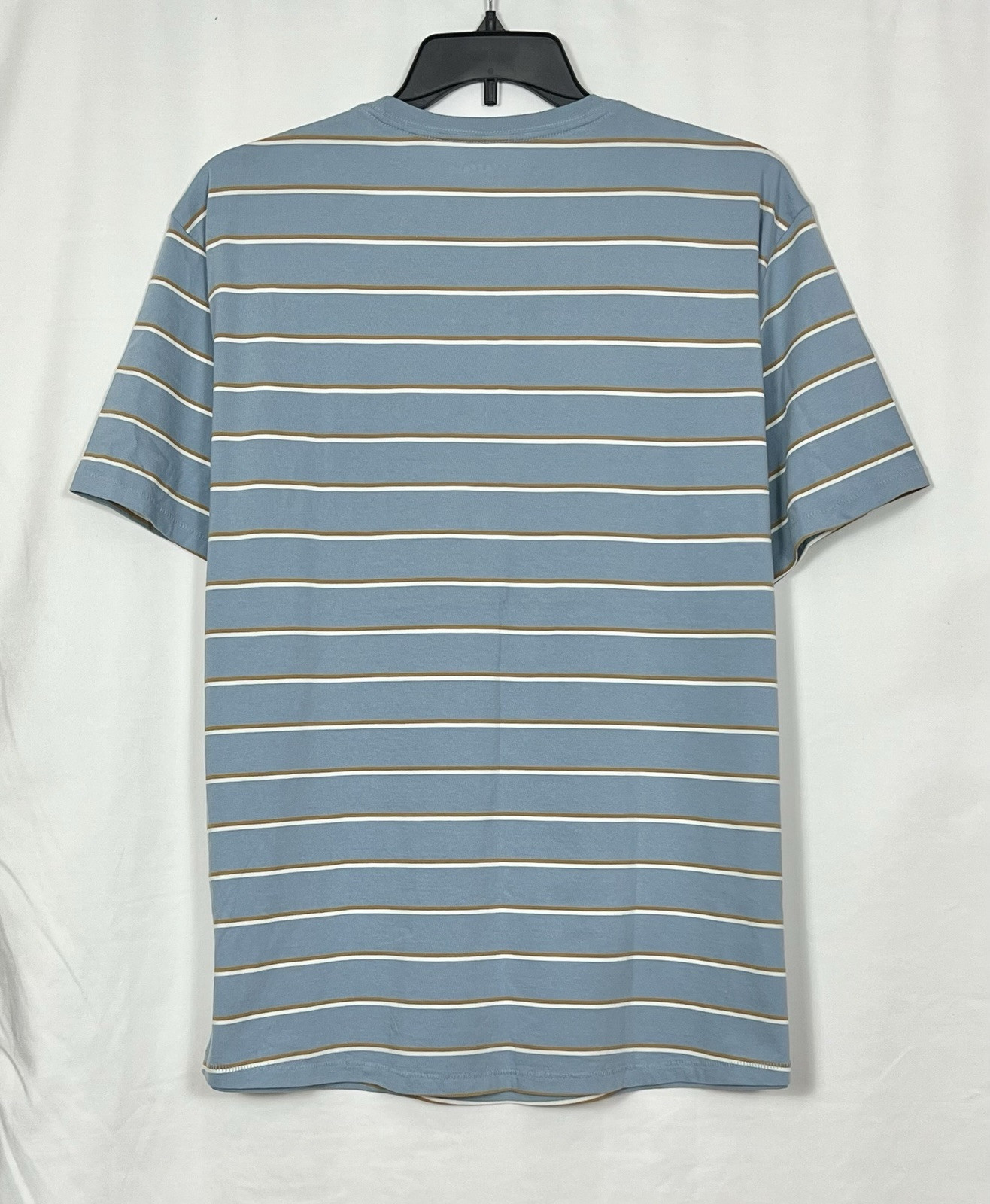 Lucky Brand Men’s Short Sleeve Striped Cotton T-Shirt Color Blue Multi Size XXL gallery