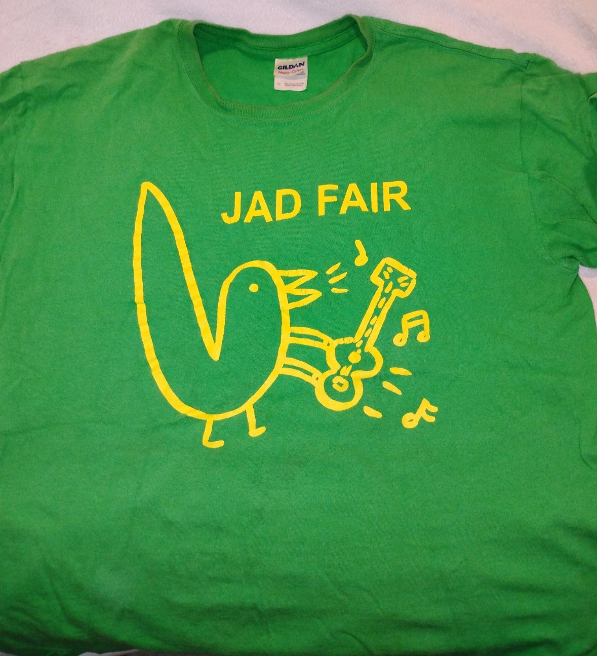 VINTAGE JAD FAIR T SHIRT HALF JAPANESE LO-FI ALTERNATIVE DANIEL JOHNSTON ROCKER gallery