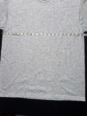 Vintage NOS Large Ash Gray Blank Fruit Of The Loom Best T-shirt. Double Stitch.
