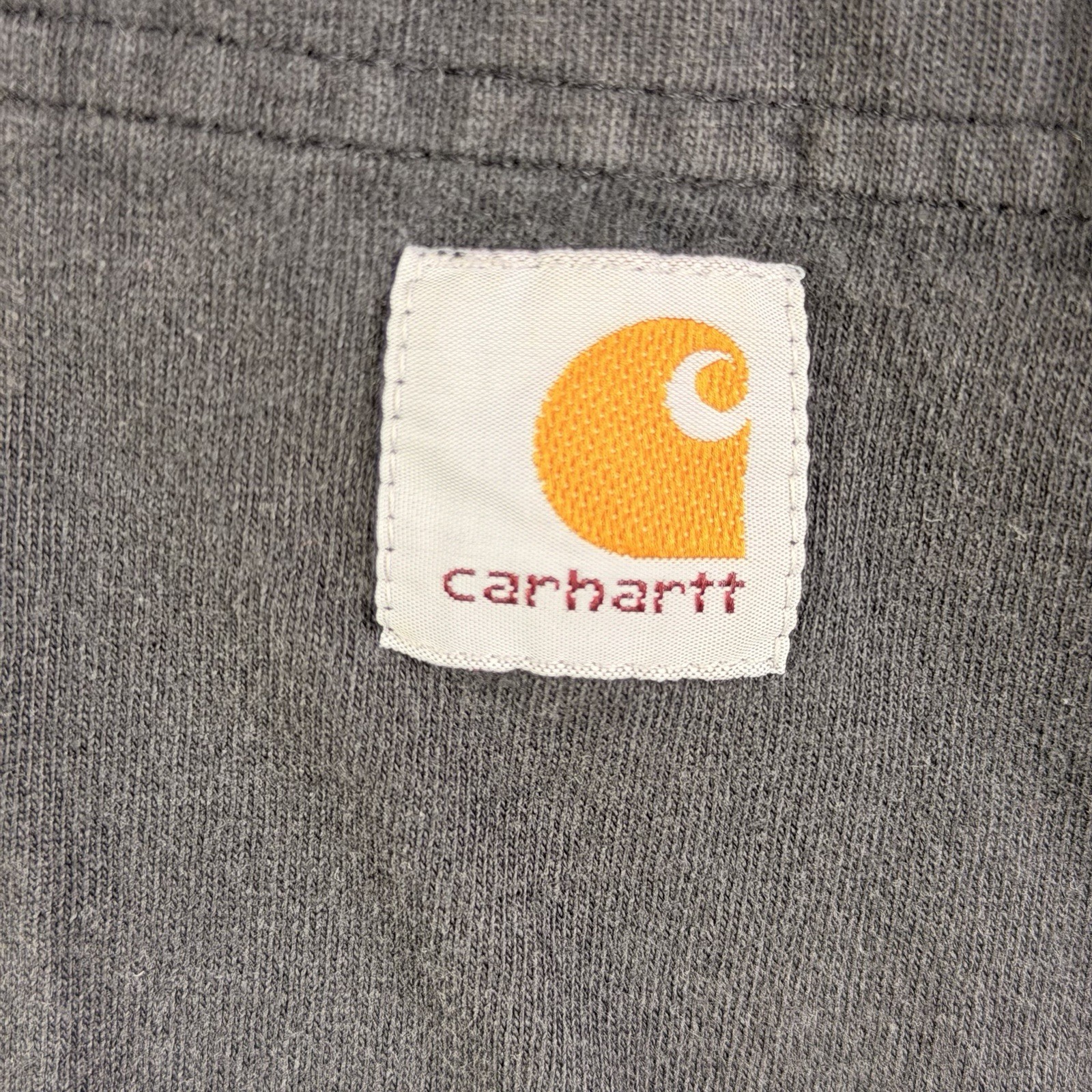 Carhartt Shirt Men’s XL Gray Original Fit 100% Cotton Long Sleeve Pocket K126 gallery