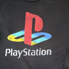 2019 PlayStation Men’s Black Logo Graphic Print Crew Neck Cotton T-Shirt Size M
