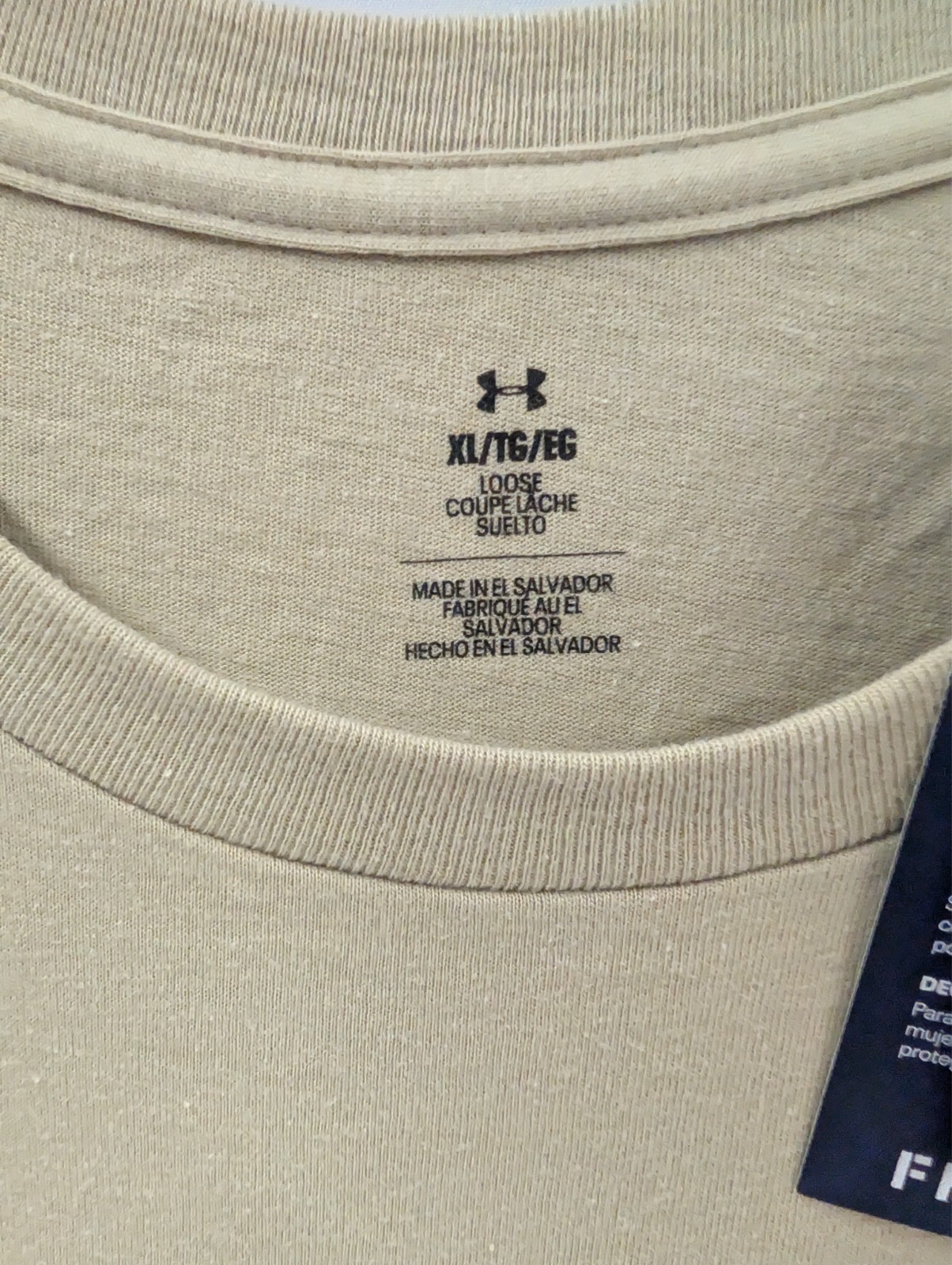 Under Armour Men's Freedom Snake Knife Cotton Desert Sand T-Shirt Sz XL New gallery