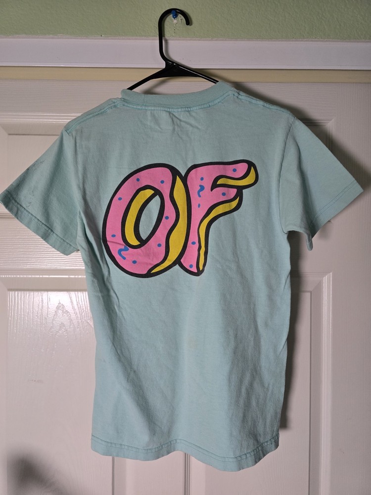 Odd Future Mint Green Donut Logo T-Shirt Adult Small Tyler The Creator Skate T