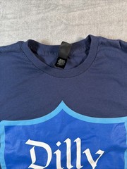*Hanes Dilly Dilly Bud Light T Shirt Blue Size Adult L