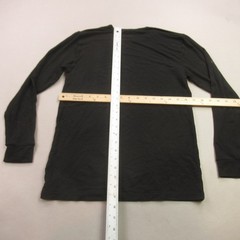 32 Degrees Shirt Mens Small Long Sleeve Lightweight Workout Crew Neck Black