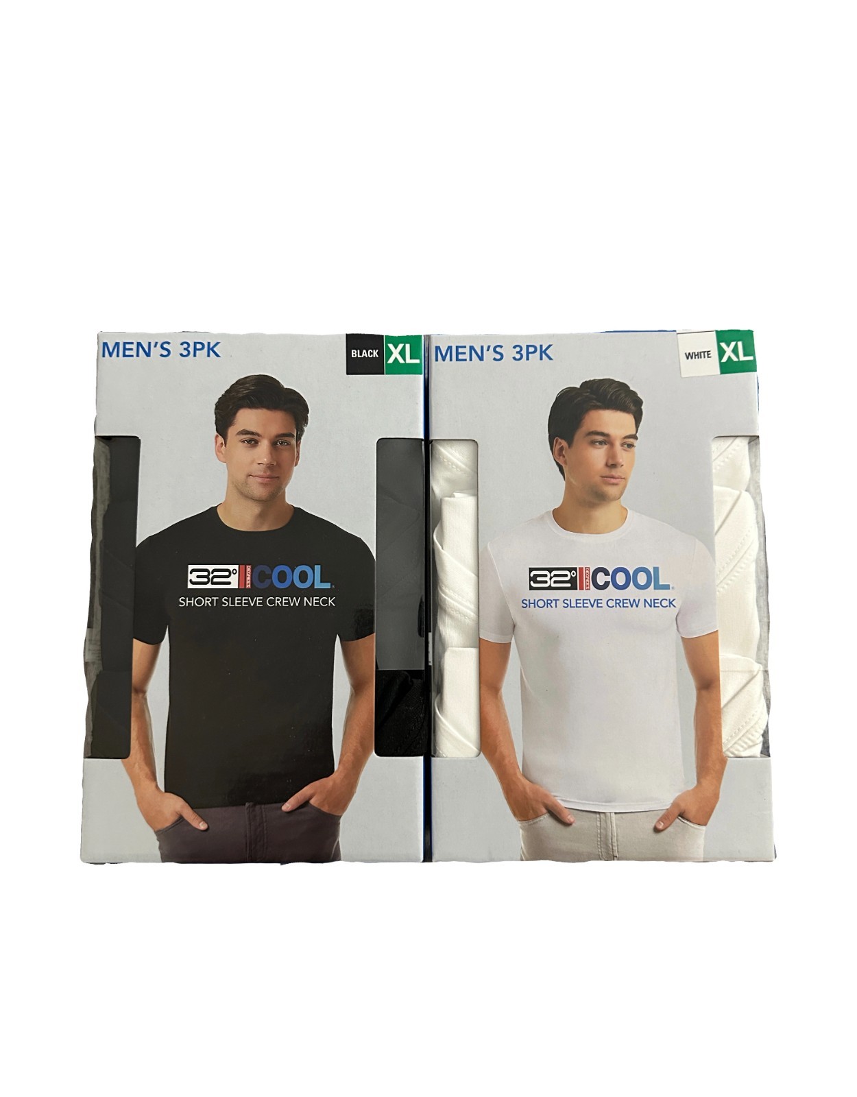 32 DEGREES COOL MEN'S 3 PACK SHORT SLEEVE CREW NECK SHIRT gallery