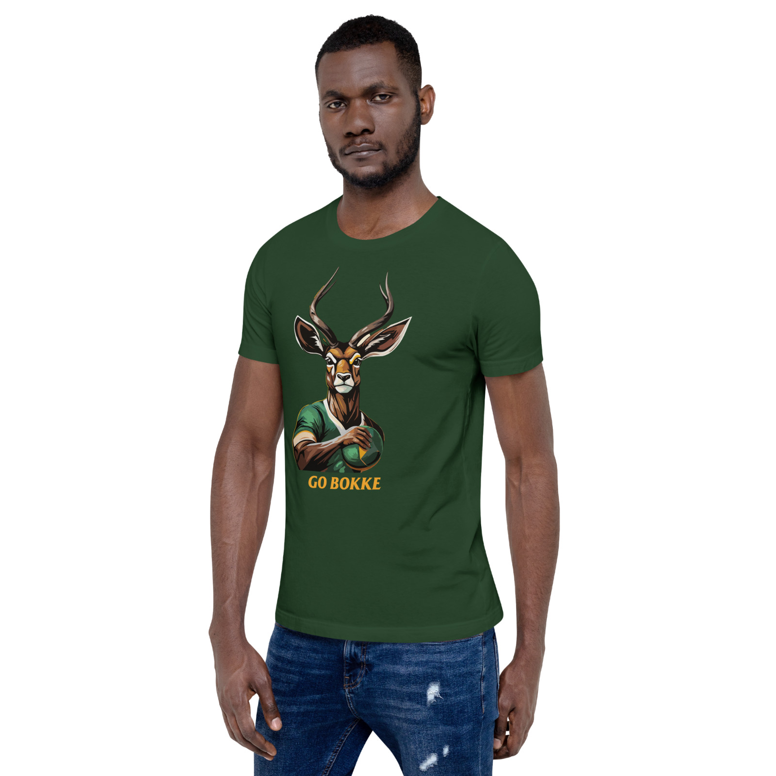 Springbok Supporter Soft and Lightweight Unisex T-shirt South African Rugby gallery