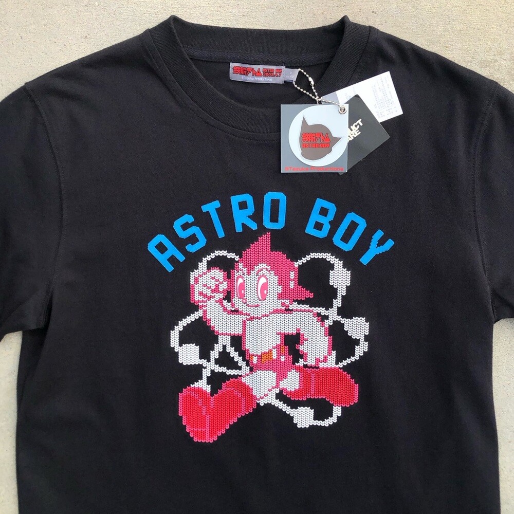 Rare Deadstock Astro Boy 2009 Movie Tezuka 2003.4.7. Black Tee w Tags Size M gallery