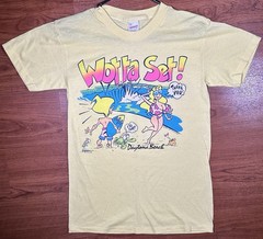 Vintage 1986 Daytona Beach Wotta Set Tourist Graphic T Shirt USA Made M 13