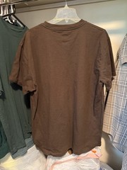 Dickies Men’s Regular XL Brown Crew Neck Pocket Logo Solid Short Sleeve Tee