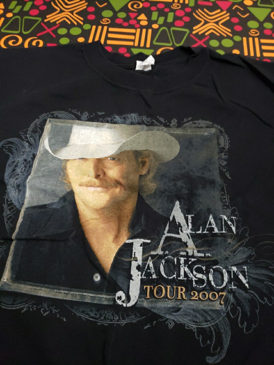 Alan Jackson Tour 2007 Men's Size XL Black T-Shirt Country Music Concert Tee gallery