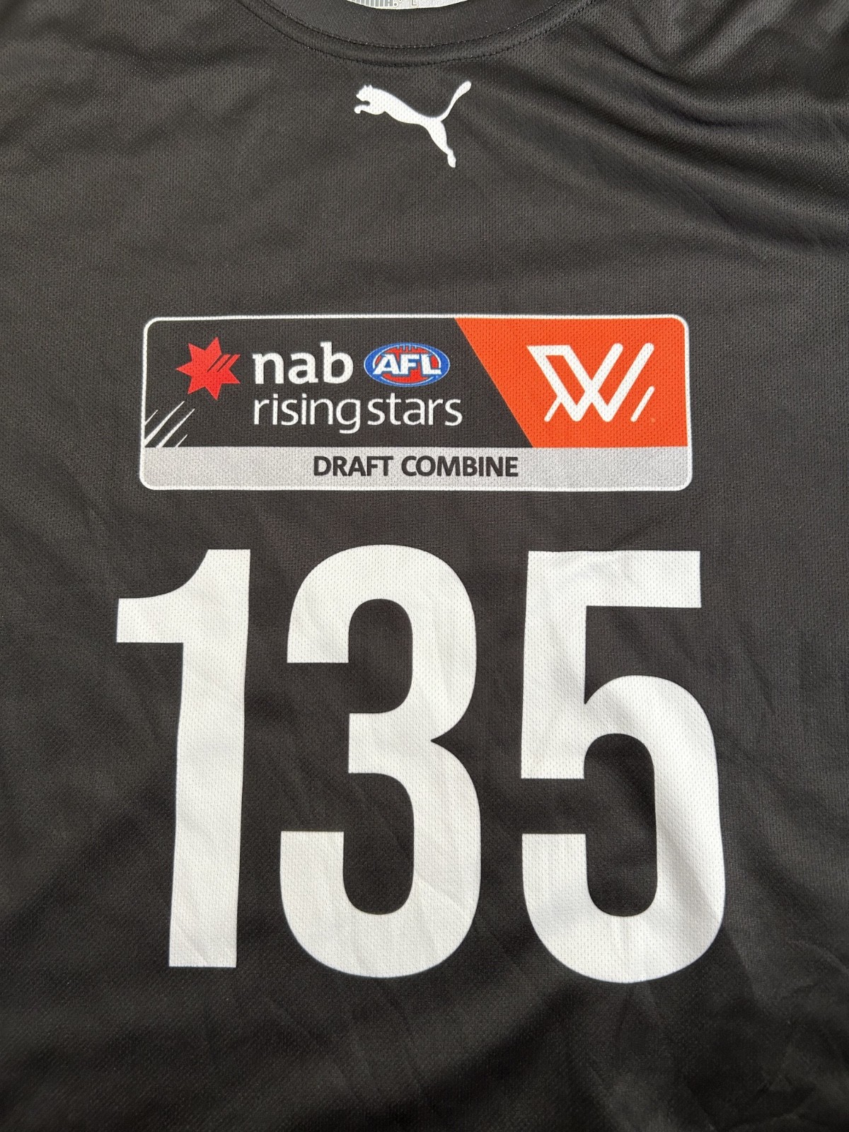 Puma AFL Draft Combine NAB Rising Stars Training Shirt #135 Charcoal Grey gallery