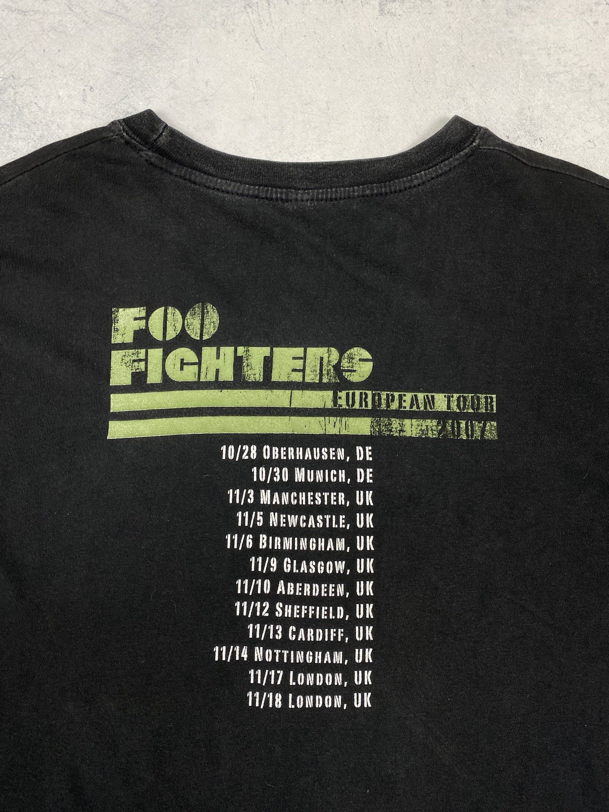 Vintage Foo Fighters Europe Tour 2007 Rock Band Black Men’s T-Shirt Size XL gallery