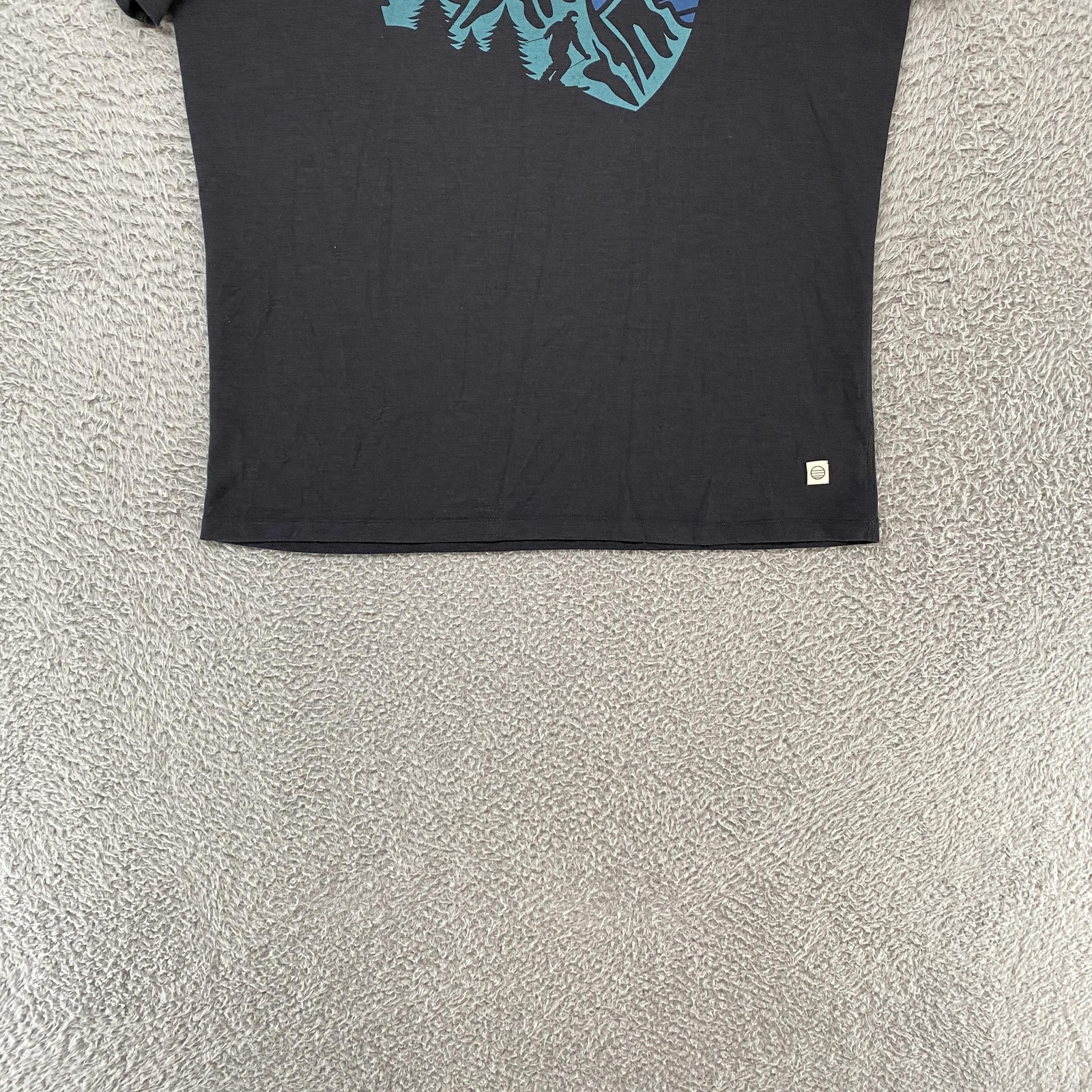 Marine Layer Air Tee Shirt Mens M/L Gray Mountain Sunset Graphic Outdoor Top gallery