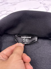 NEW DSQUARED2 Ski Black Zip Jumpsuit Back Logo Made in Italy Size 44 (US XS/S)