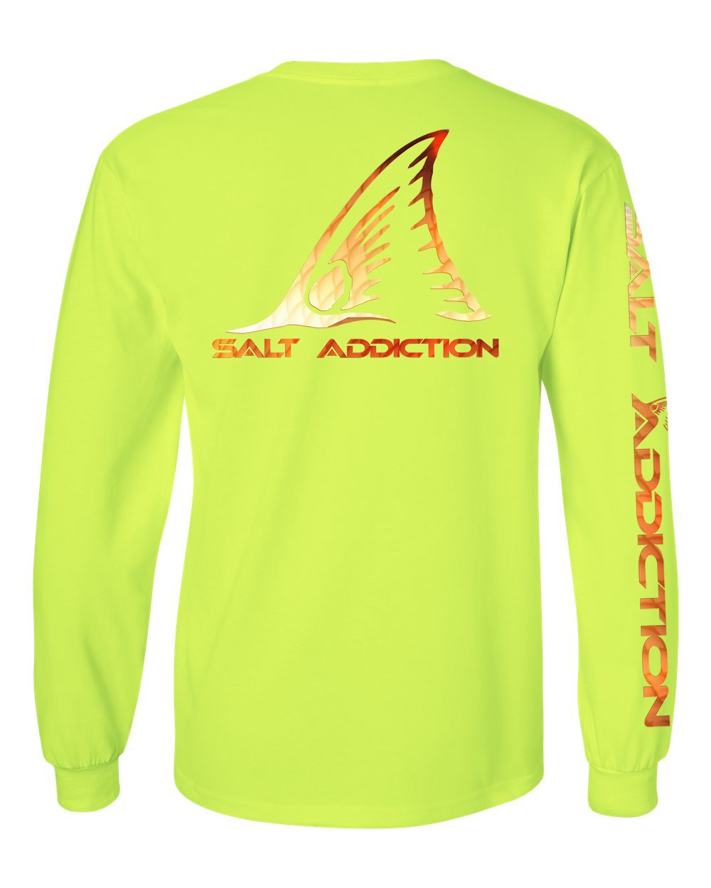 Salt Addiction Redfish Flats fishing T Shirt red drum sweetwater men's apparel gallery