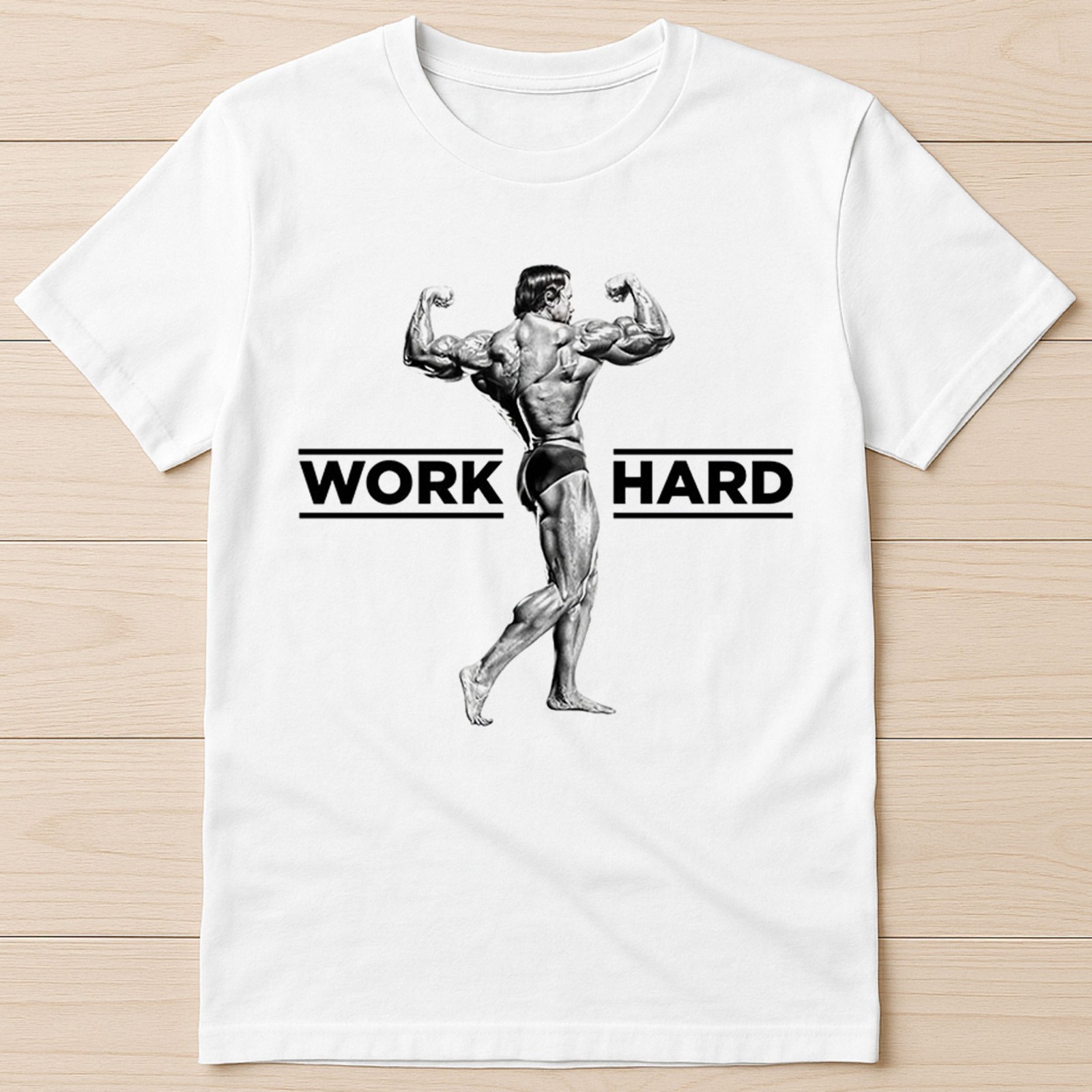 Arnold Schwarzenegger Work Hard Best Seller Funny Gift Tee T Shirt @1461 gallery