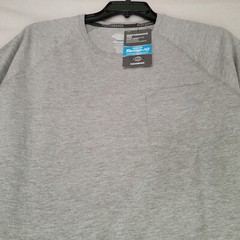 DICKIES FAST DRY Shirt MENS MEDIUM GRAY OUTDOOR WORK WEAR Cooling POCKET TEE NWT
