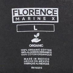 NEW! Florence Marine X Men’s Large GOTAE Organic T-Shirt Black Tee $30 msrp M13