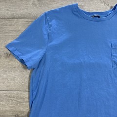 Nautica Deck Shirt Pocket Tee Active Stretch Men’s Blue Cotton Elastane Top L