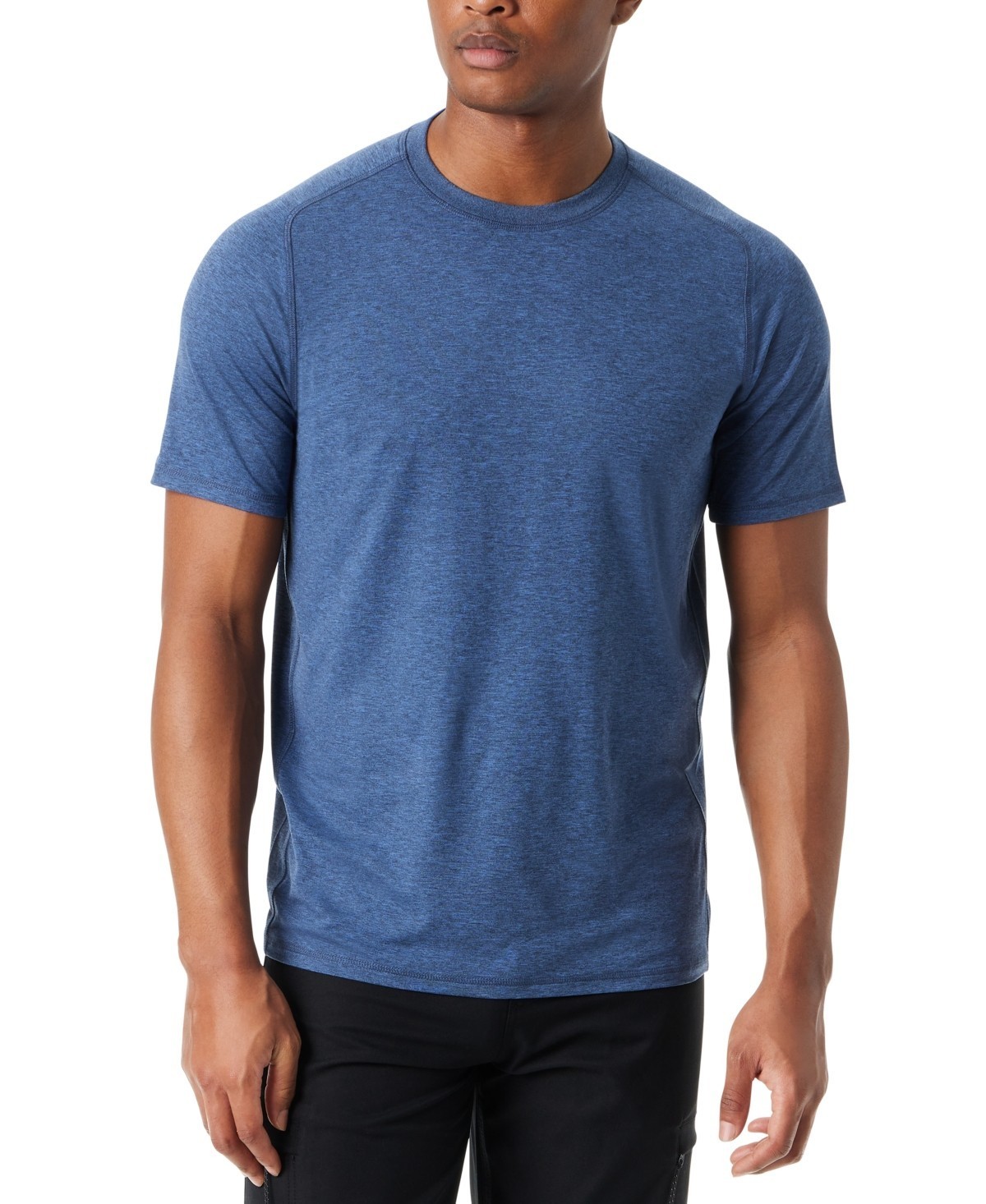 Bass Outdoor Quick-Dry T-Shirt Mens 2XL Blue Stretch Performance Pullover UPS445