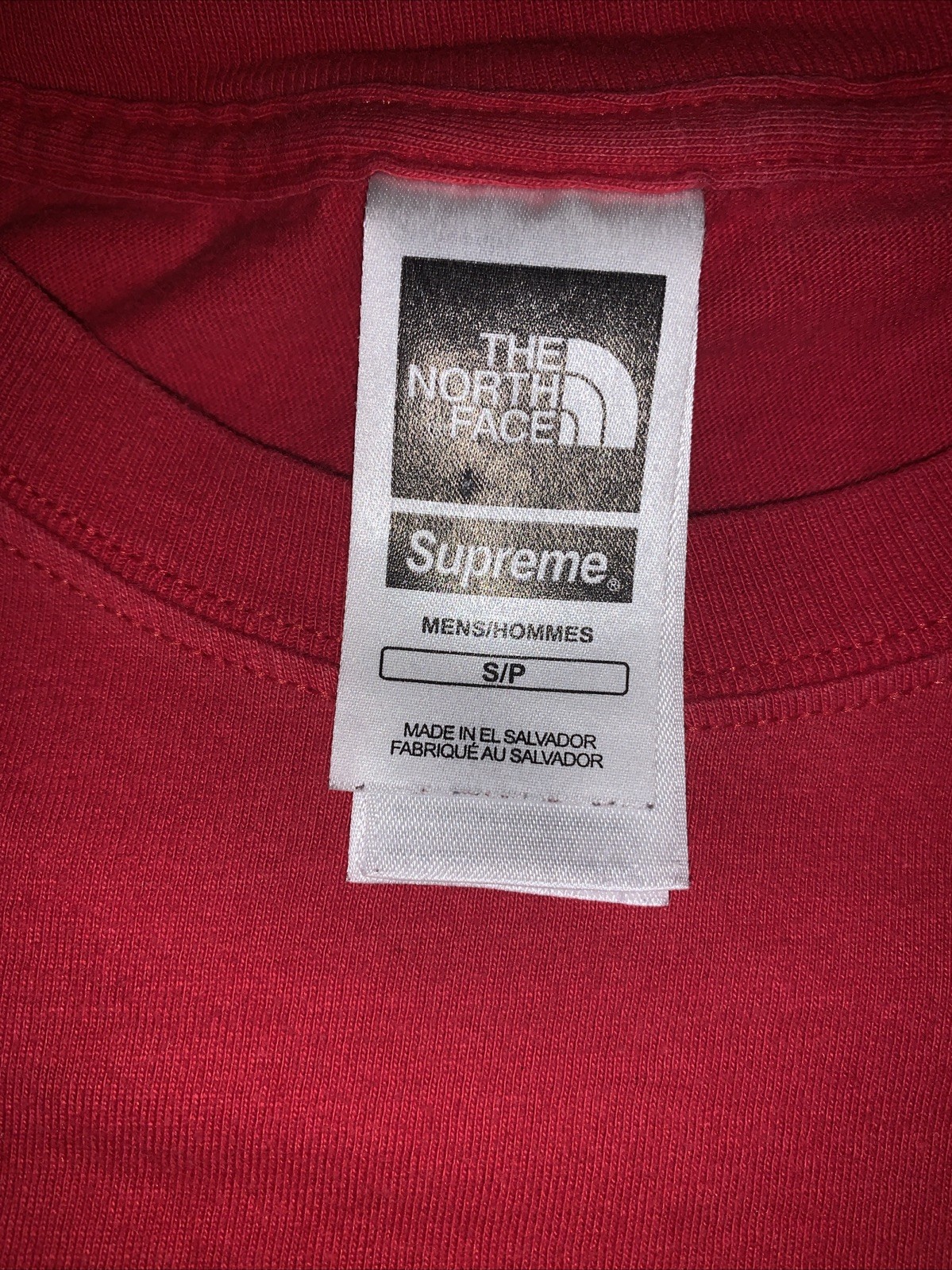 Supreme X The North Face Steep Tech Red T-Shirt 2016 SS16 Size Small Y2K gallery