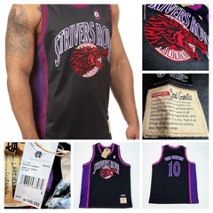 Strivers Row Jersey L Men’s Red Black Purple Limited Premium Tank Top Wolf NWT
