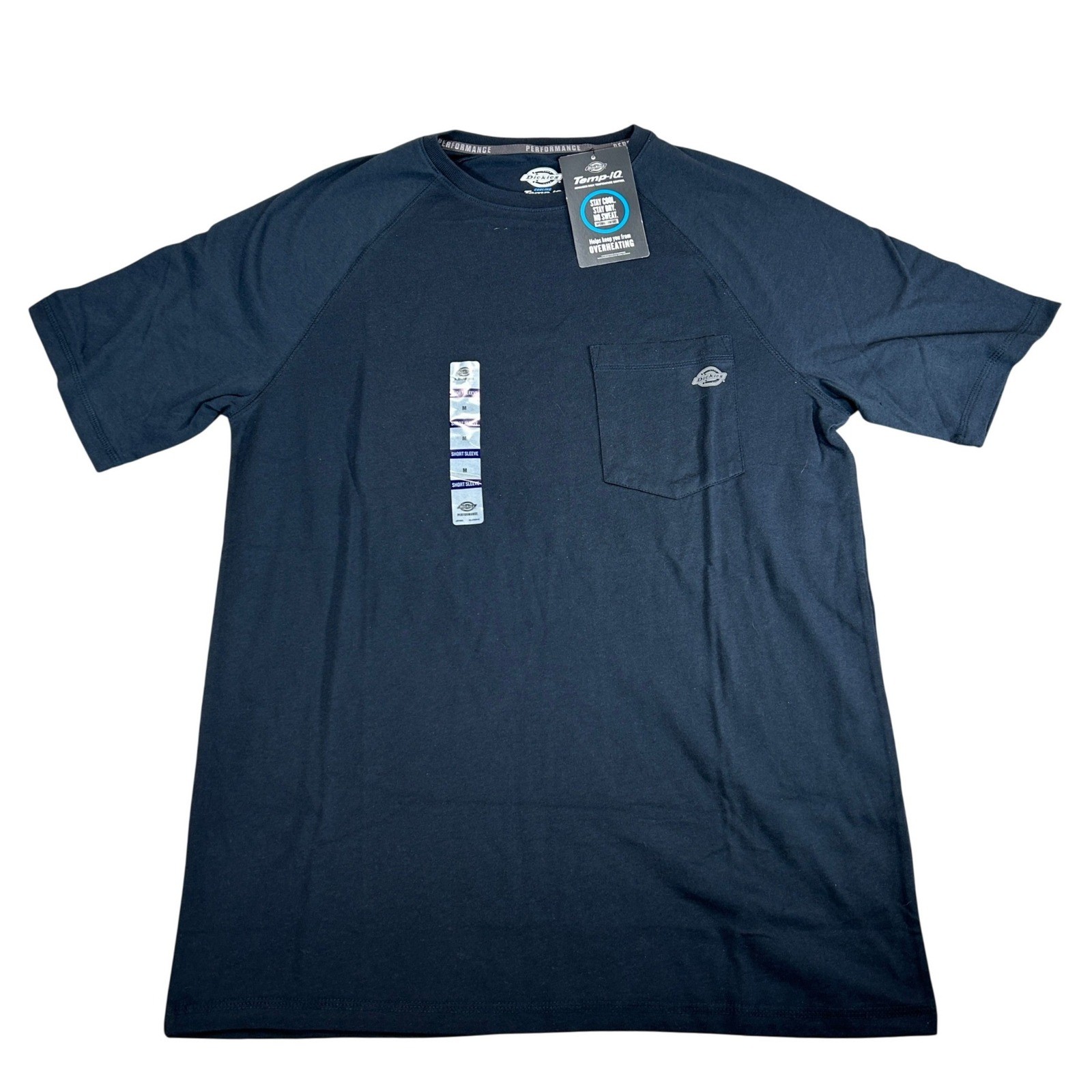 Dickies Temp-IQ Performance Cooling T-Shirt Mens Medium Navy Blue gallery
