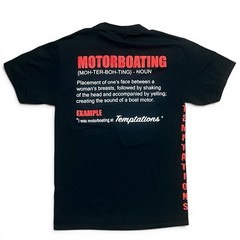 Motorboating Definition Tee Temptations Pocket Shirt Black S