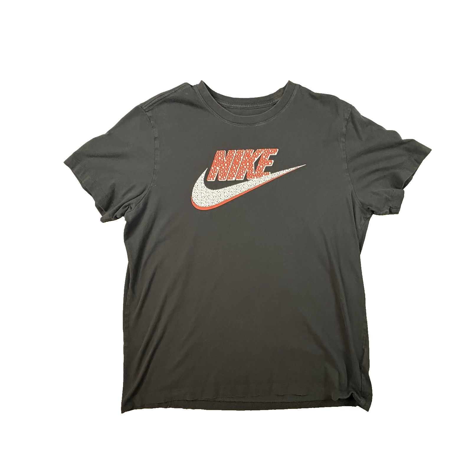 LOT OF 2 Men's L Black & Green Nike T Shirts SEE DESCRIPTION gallery