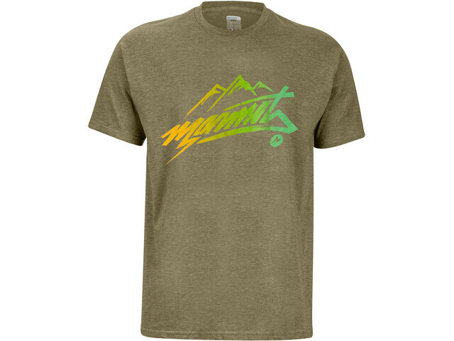 Marmot Mens Short Sleeve Rad Tee Graphic T-Shirt Olive Heather