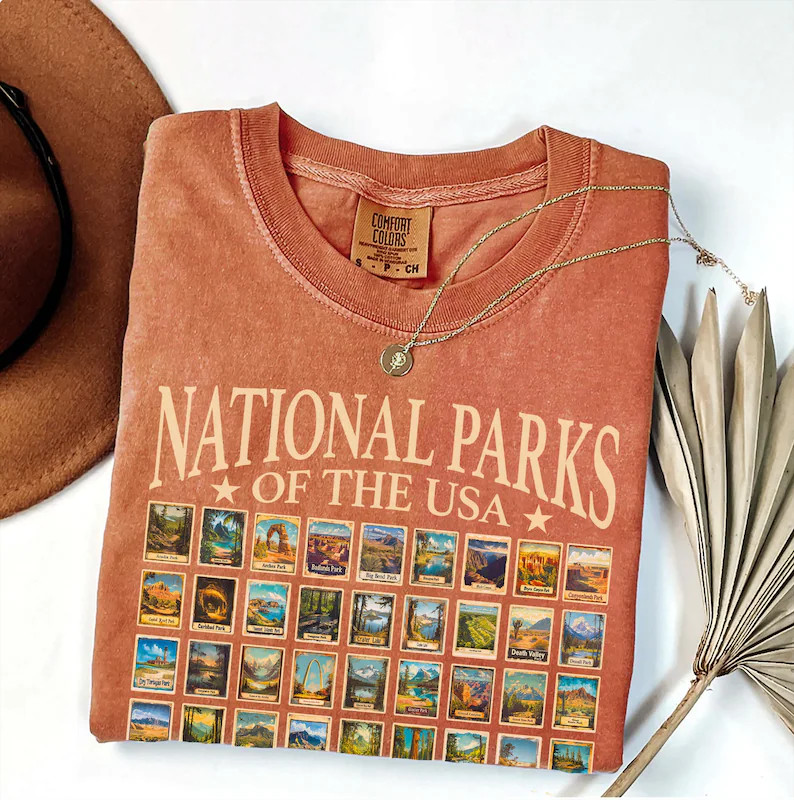 National Parks USA Nature Comfort Tee Outdoors gallery