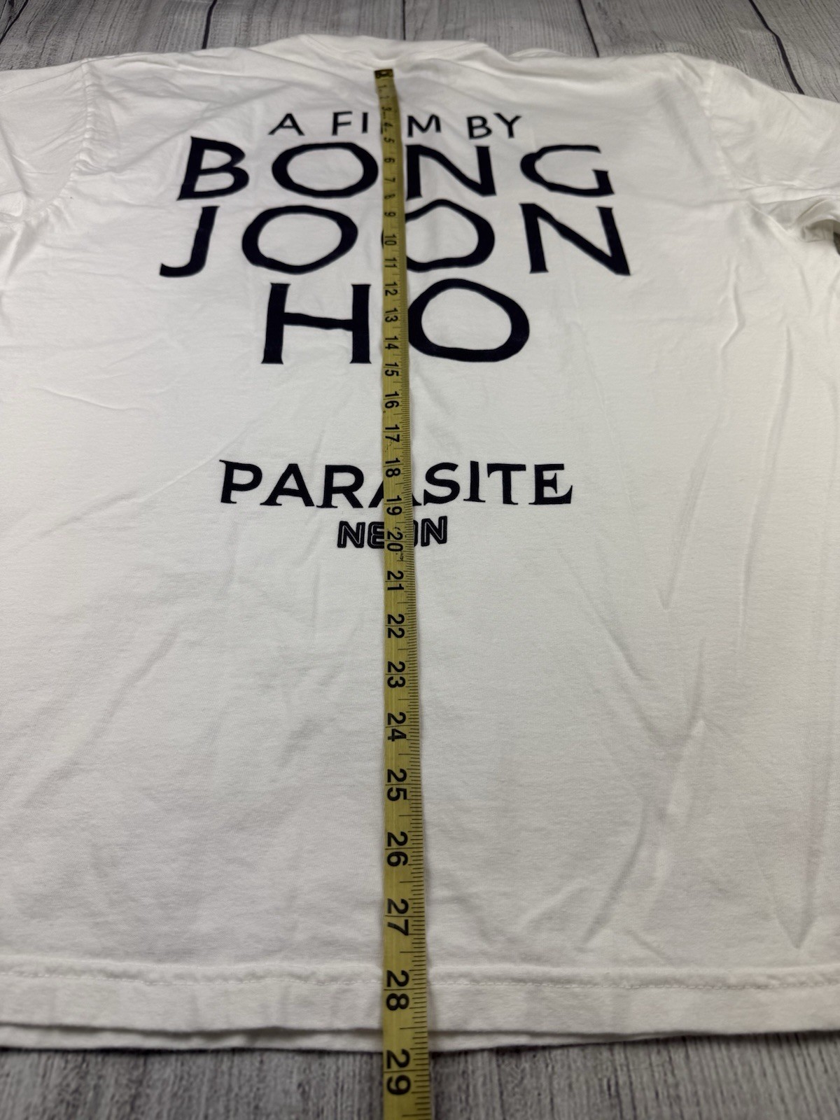VGC! Official PARASITE Movie T-Shirt Neon Films Bong Joon Ho Sz XL gallery