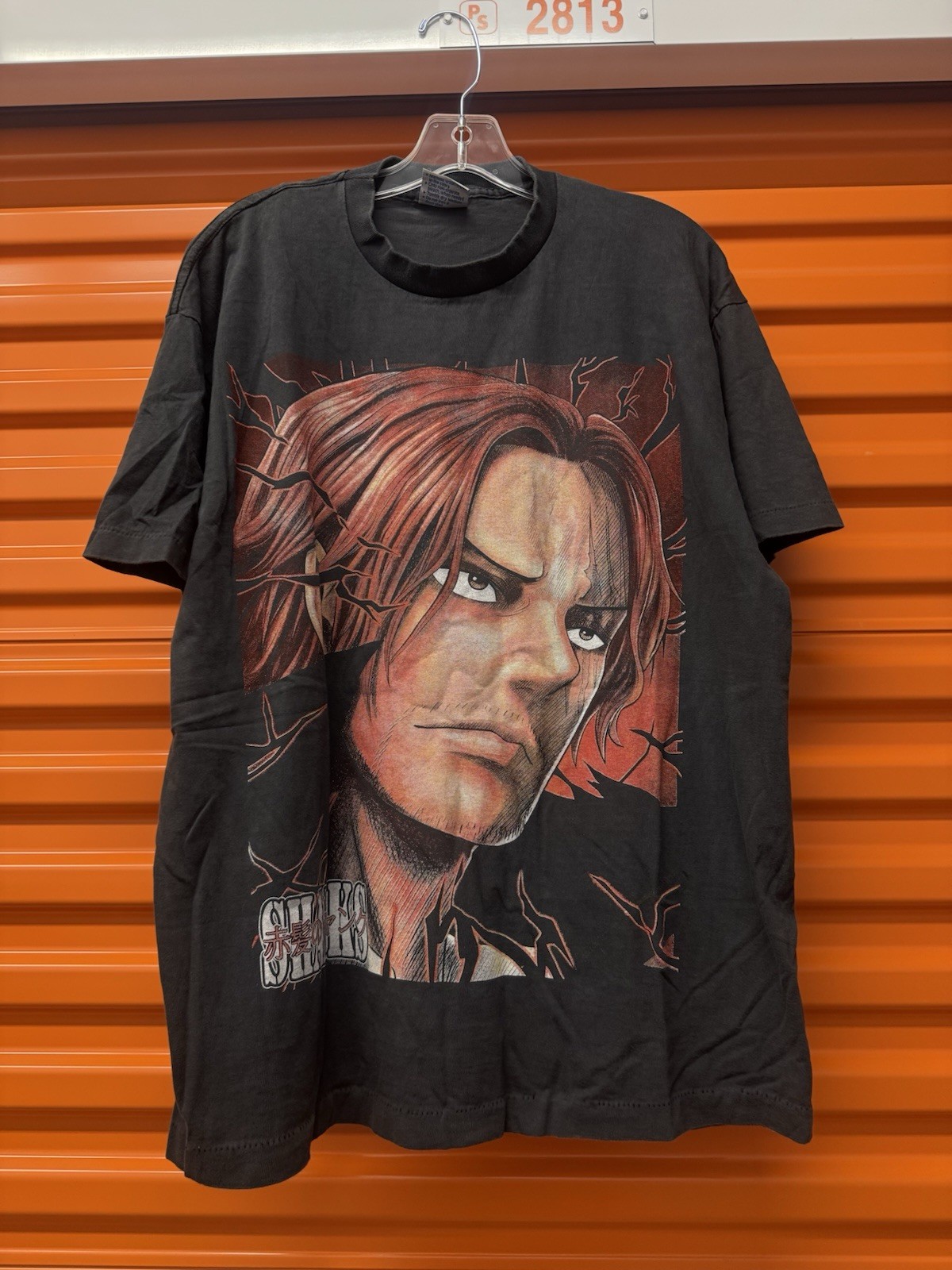 One Piece Shanks Pirates Anime Vintage Reprint T-shirt Size Large Single Stitch gallery