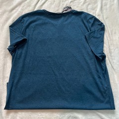 Men’s XXL Avalanche Henley Tee Blue Short Sleeve Zipper Pocket Outdoor Shirt