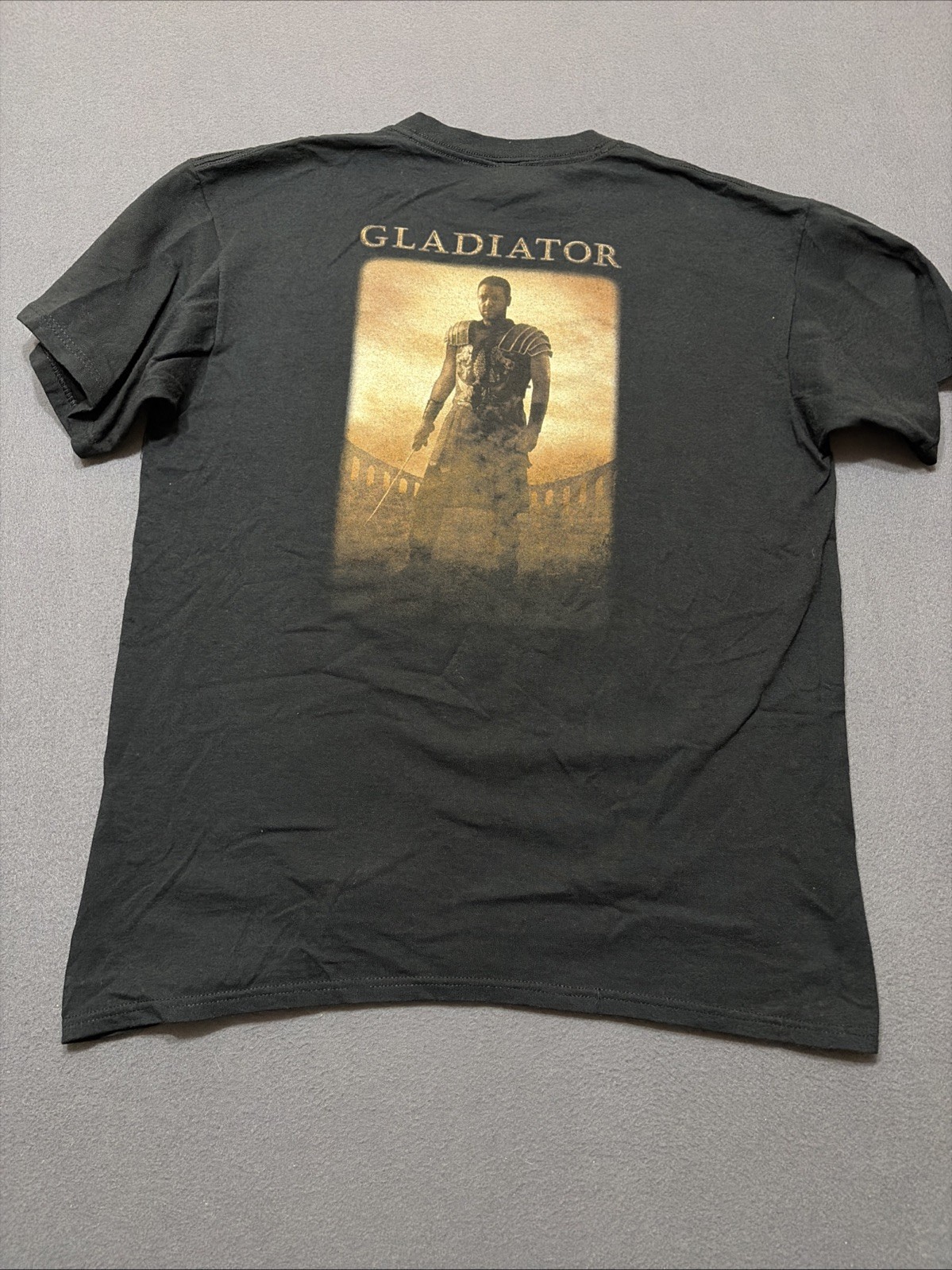 Vintage Y2K Gladiator Promo T Shirt Anvil Tag Maximus Russell Crowe Men’s LG gallery