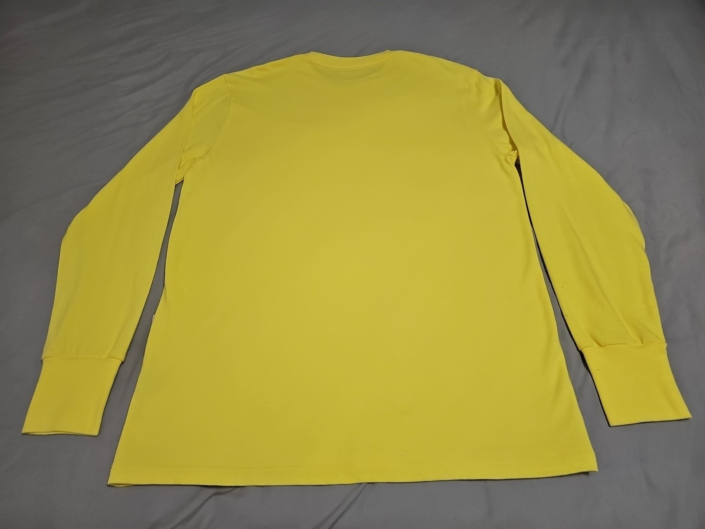 Aime Leon Dore ALD Bright Yellow Minimalist Long Sleeve Pullover Shirt Medium gallery