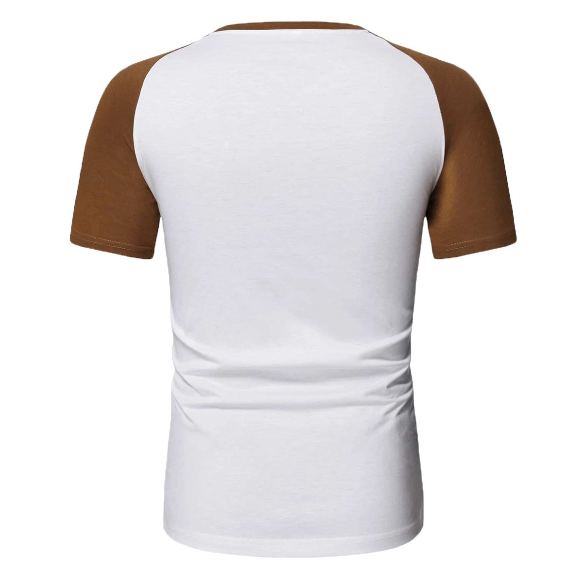 Mens Short Sleeve T Shirt Raglan FOLT Contrast Baseball 100% Cotton New Tee Tops gallery