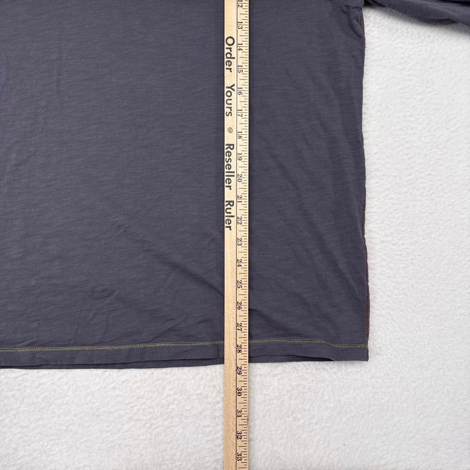 Carbon2Cobalt Henley Shirt Mens Size XXL Gray Long Sleeve Casual Menswear gallery