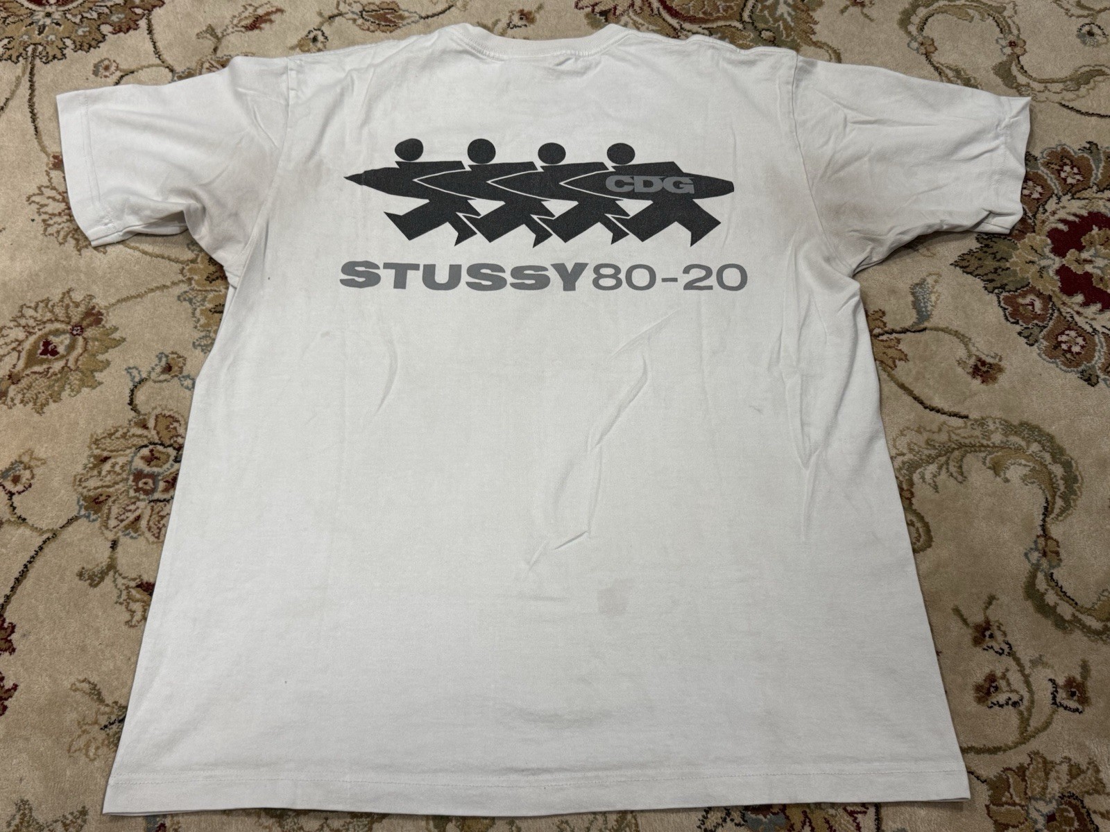 Stussy X Comme Des Garçons Surfman 80-20 Tee CDG Size L gallery