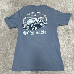 Columbia Blue Men’s Small Short Sleeve Crew Neck T-Shirt