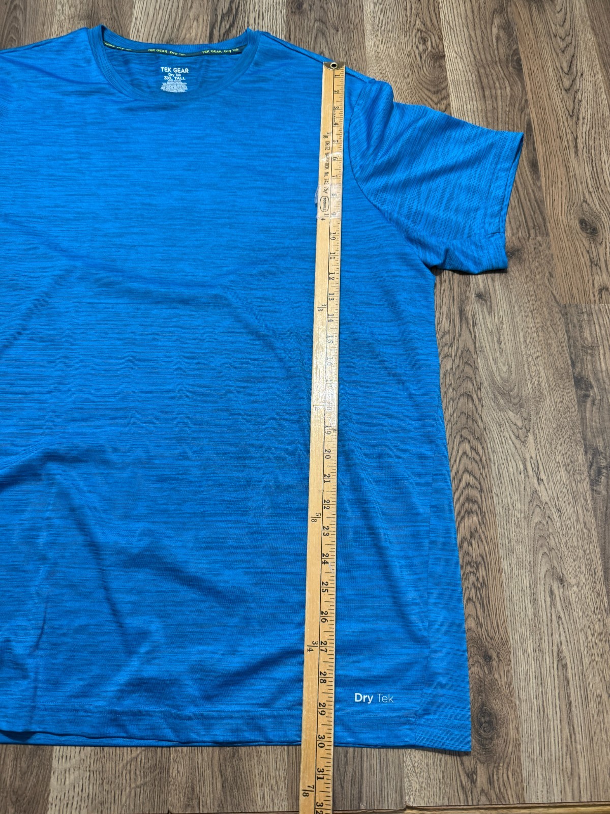 Tek Gear Shirt Men's Size 3XL Blue Athletic Wear Dry Tek Crewneck Short Sleeve gallery