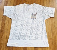 Vintage 90s Grateful Dead Liquid Blue T Shirt RFK DC AOP All Over Print XL