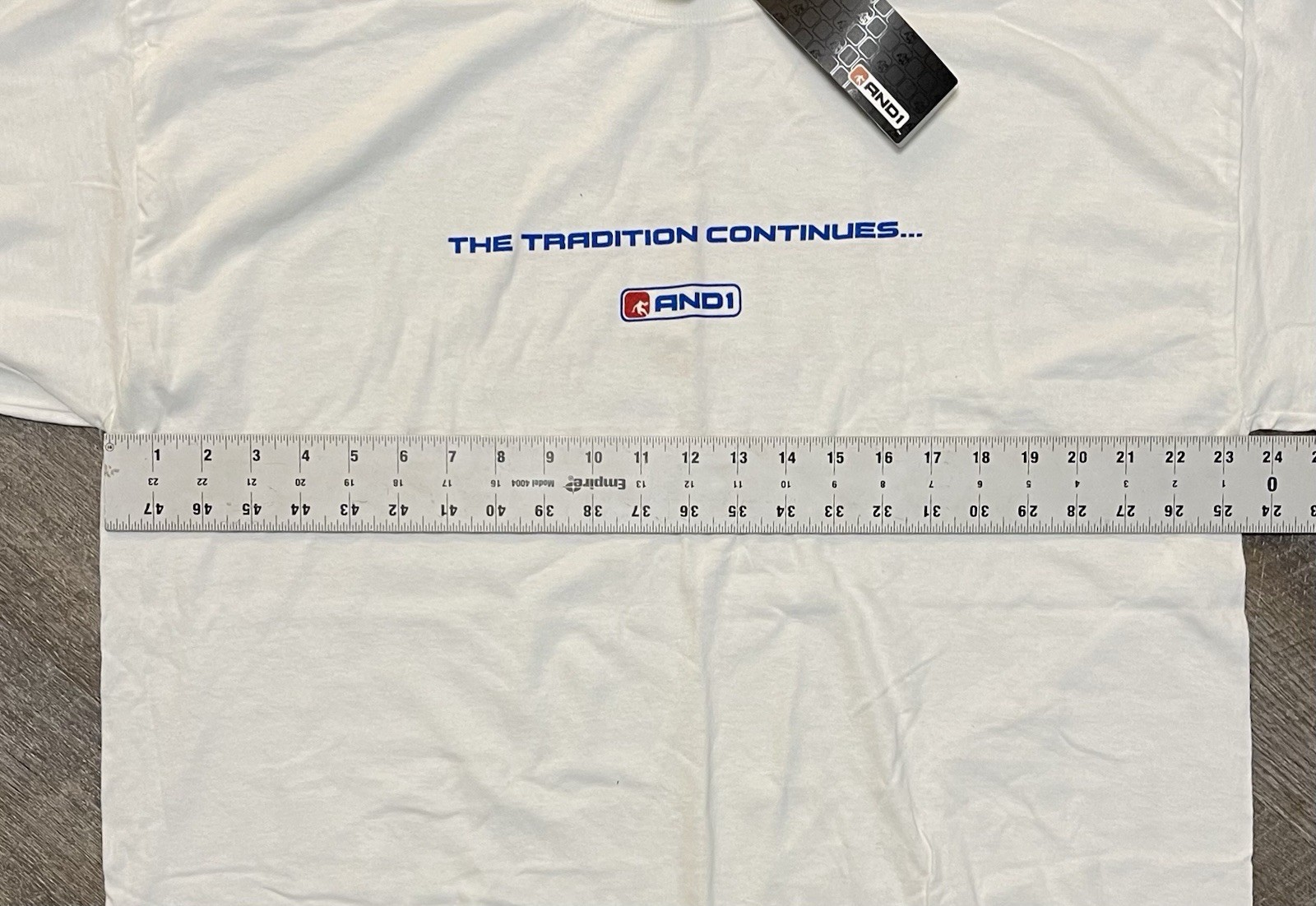 Vintage AND1 T Shirt XL High School Basketball Championship 2004 Y2K Deadstock gallery