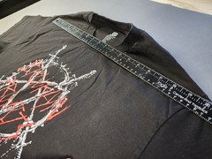 Vtg Brooklyn Projects Slayer Men L Short Sleeve Shirt Rock Band Tee Death Metal