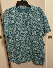 Mens Teal Tshirt Premier Flex 21” P2P 30” Length Large Orig $24