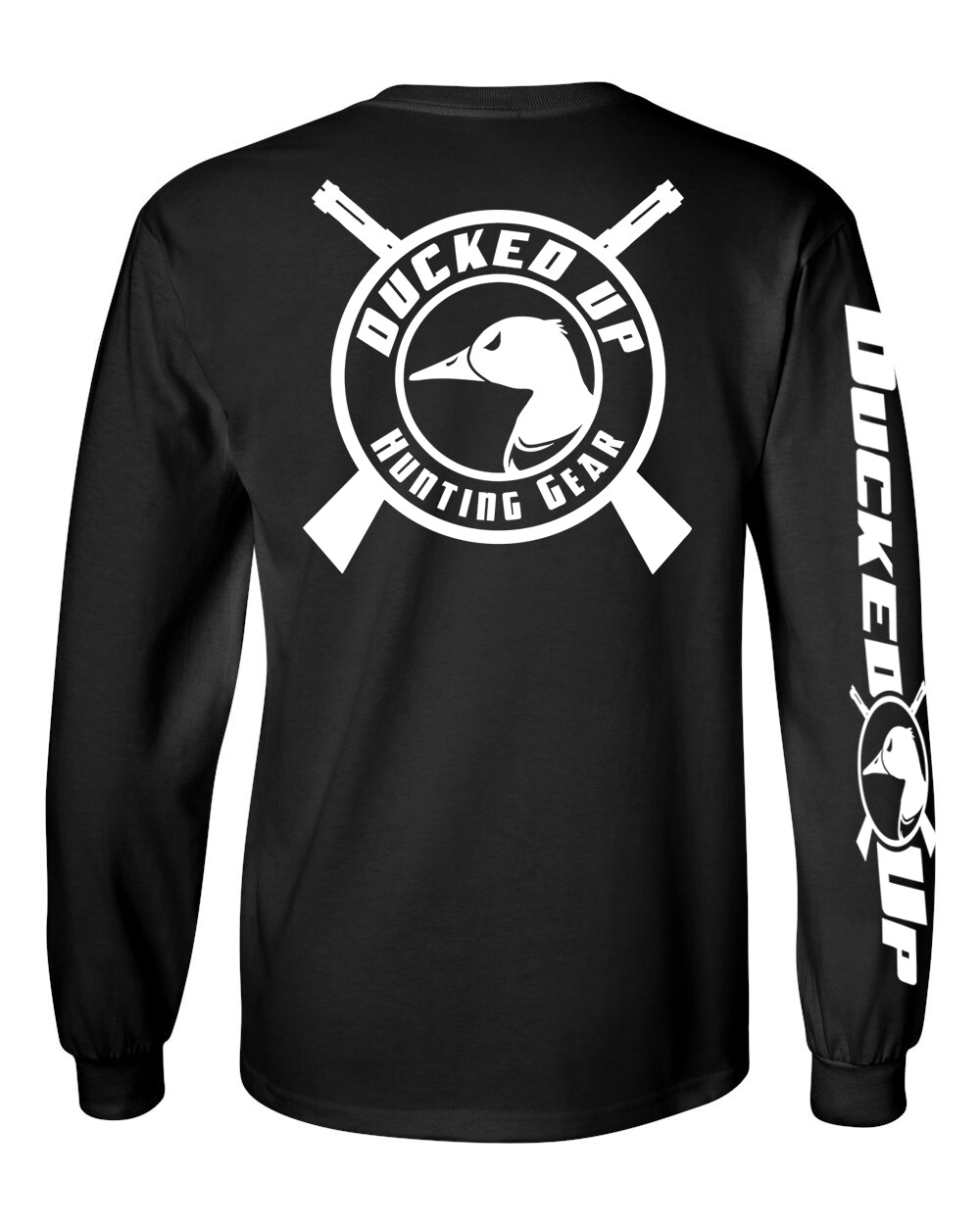 Ducked Up T shirt long sleeve men’s hunting apparel Dynasty Duck call shotgun