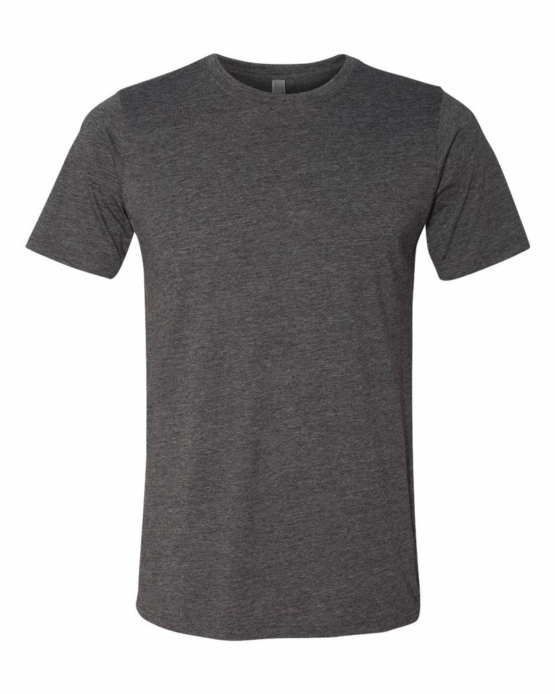Next Level 6200 Unisex Poly/Cotton Crew Tshirt Charcoal Small SM