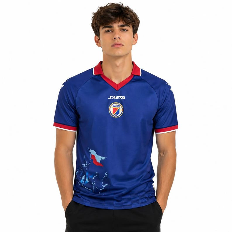 Haiti Football Jersey 2026 World Cup Fan Shirt Blue Soccer Jersey Gift for Him gallery