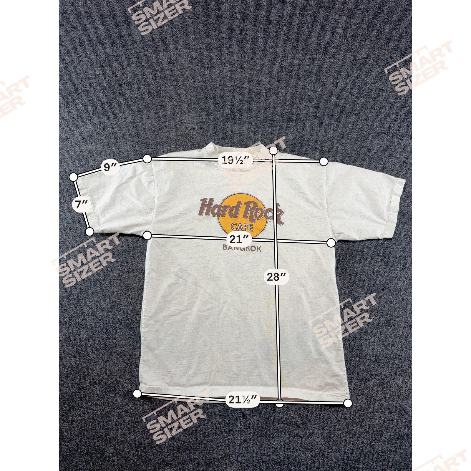 Hard Rock Cafe Bangkok Shirt Mens XL White Logo Tourist Souvenir Tee Thailand gallery